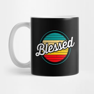 Blessed - Retro Sunset Mug